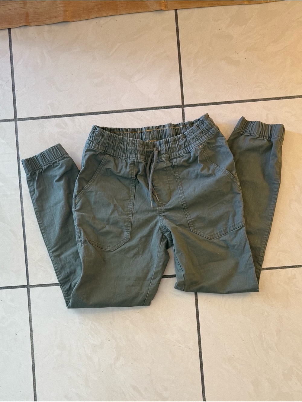 art class Olive Green Jogger Pants for Kids